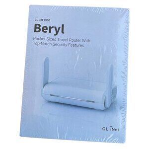 Beryl GL-MT1300 • New • Pocket-Sized Travel Router With Top-Notch Security